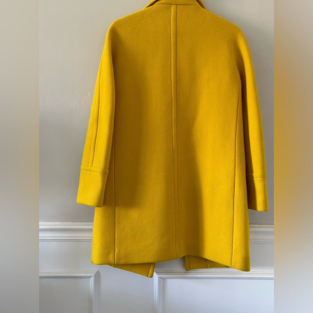 Like New J. Crew Stadium Cloth Wool Coat Beautiful, Fully Lined Size 2 - Picture 3 of 4